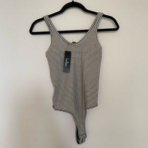 Brand new Lulu’s striped bodysuit